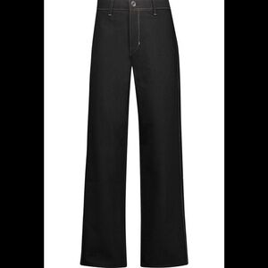 NWT Helmut Lang Cropped high-rise wide-leg Jeans